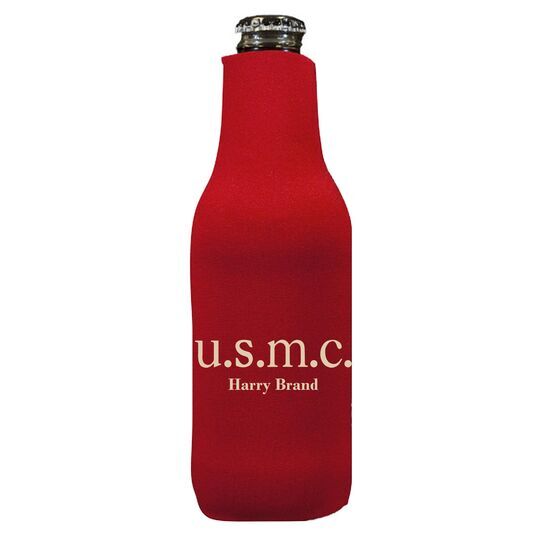 Big Word U.S.M.C. Bottle Koozie